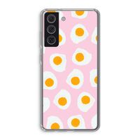 Dancing eggs: Samsung Galaxy S21 FE Transparant Hoesje