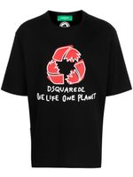 DSQUARED2 t-shirt à imprimé graphique - Noir