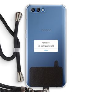 Reminder: Honor 10 Transparant Hoesje met koord