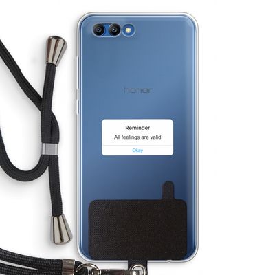 Reminder: Honor 10 Transparant Hoesje met koord