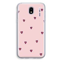 Hartjes: Samsung Galaxy J5 (2017) Transparant Hoesje