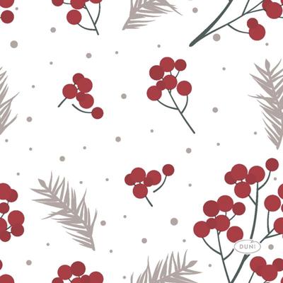 Duni servetten berrie merrie 24x24cm