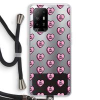 GIRL POWER: Oppo A94 5G Transparant Hoesje met koord GIRL POWER: Oppo A94 5G Transparant Hoesje met koord