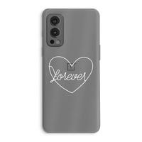 Forever heart pastel: OnePlus Nord 2 5G Transparant Hoesje