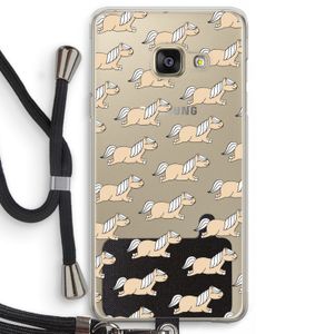 Ponys: Samsung Galaxy A3 (2016) Transparant Hoesje met koord