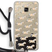 Ponys: Samsung Galaxy A3 (2016) Transparant Hoesje met koord