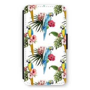 Kleurrijke papegaaien: iPhone 12 mini Flip Hoesje