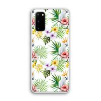 Gele kuif: Samsung Galaxy S20 Transparant Hoesje