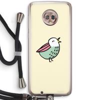 Birdy: Motorola Moto G6 Transparant Hoesje met koord