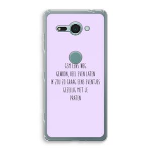 GSM: Sony Xperia XZ2 Compact Transparant Hoesje
