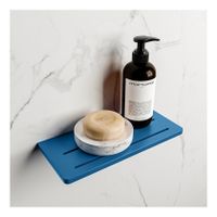 Planchet Mondiaz Easy | Wandmontage | 31x14x1.2 cm | Solid Surface | Rechthoek | Jeans