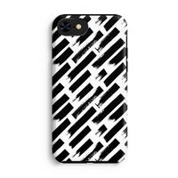 Zwarte vegen: iPhone 8 Tough Case