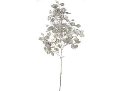 Kunsttak judaspenning zilver, 63 cm - Buitengewoon de boet