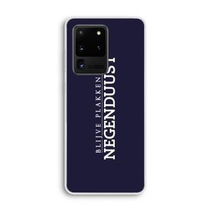 Blijve plakken in Negenduust: Samsung Galaxy S20 Ultra Transparant Hoesje
