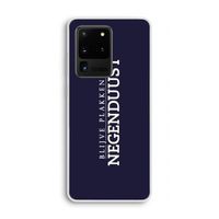 Blijve plakken in Negenduust: Samsung Galaxy S20 Ultra Transparant Hoesje Blijve plakken in Negenduust: Samsung Galaxy S20 Ultra Transparant Hoesje