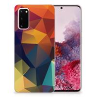 Samsung Galaxy S20 | TPU Hoesje | Polygon Color