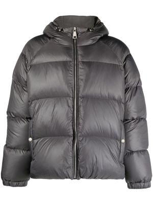 Khrisjoy doudoune à logo embossé - Gris