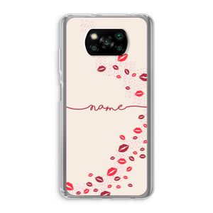 Kusjes: Xiaomi Poco X3 NFC Transparant Hoesje