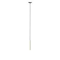 QAZQA Moderne hanglamp zwart beige voor railsysteem 1-fase -