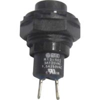 TRU COMPONENTS 1587730 TC-R13-502A-05BK Druktoets 250 V/AC 1.5 A 1x uit/(aan) Moment 1 stuk(s)