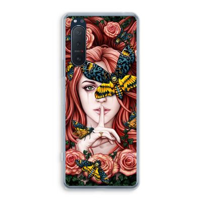 Lady Moth: Sony Xperia 5 II Transparant Hoesje