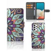 Samsung Galaxy A53 Hoesje Purple Flower