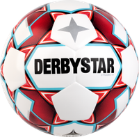 Derbystar Voetbal Dynamic TT V20 Wit rood blauw 1151 - thumbnail