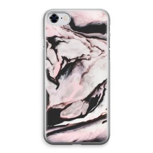 Roze stroom: iPhone 8 Transparant Hoesje