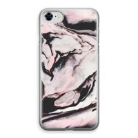 Roze stroom: iPhone 8 Transparant Hoesje
