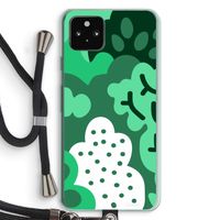 Bushes: Pixel 5a 5G Transparant Hoesje met koord