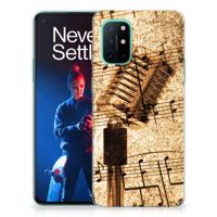 OnePlus 8T | Siliconen hoesje | met foto Bladmuziek
