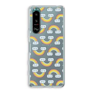 Regenboog: Sony Xperia 5 III Transparant Hoesje