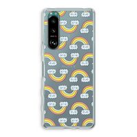 Regenboog: Sony Xperia 5 III Transparant Hoesje