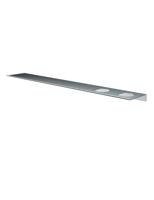 Hotbath &More Planchet 80 cm inclusief bevestigings rails met 2 uitsparingen voor een zeepdispenser of beker RVS 316