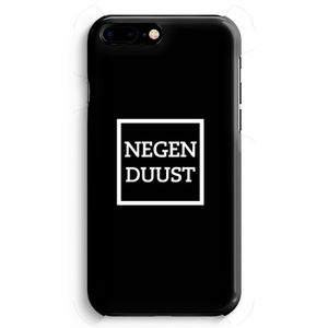 Negenduust black: iPhone 8 Plus Volledig Geprint Hoesje