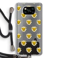 Leeuwenkoppen: Xiaomi Poco X3 NFC Transparant Hoesje met koord
