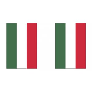 3x Polyester vlaggenlijn van Hongarije 3 meter   -