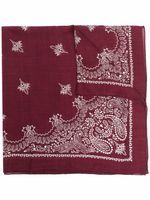 Destin foulard à imprimé cachemire - Rouge