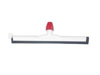 Kunststof vloertrekker 45 cm zwart natuurrubber