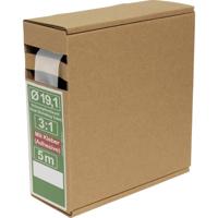 Quadrios 25CA505 Krimpkous met lijm Transparant 19.1 mm 6.4 mm Krimpverhouding:3:1 5 m