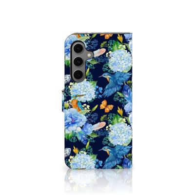 Telefoonhoesje | Met pasjeshouder | voor Samsung Galaxy S24 FE IJsvogel