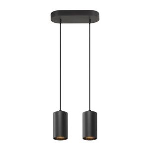 SLV Pendel hanglamp Asto Tube zwart 2x GU10 1006433