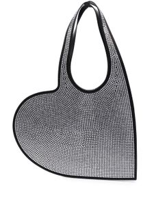 Coperni sac porté épaule à ornements strassés - Noir