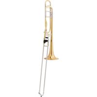 Jupiter JTB710 FRQ Ergonomic Plus trombone Bb/F (kwartventiel, goud) - thumbnail