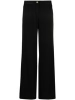 Versace Jeans Couture pantalon ample à détail de logo - Noir