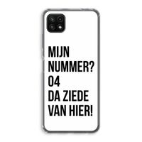 Da ziede van hier: Samsung Galaxy A22 5G Transparant Hoesje