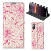 Sony Xperia L4 Smart Cover Pink Flowers