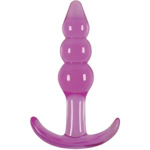 NS Novelties - Jelly Rancher T-Plug Ripple Paars