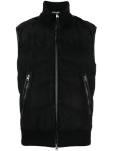 TOM FORD gilet à design patchwork - Noir