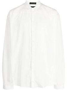 Nicolas Andreas Taralis chemise en coton à coupe oversize - Blanc